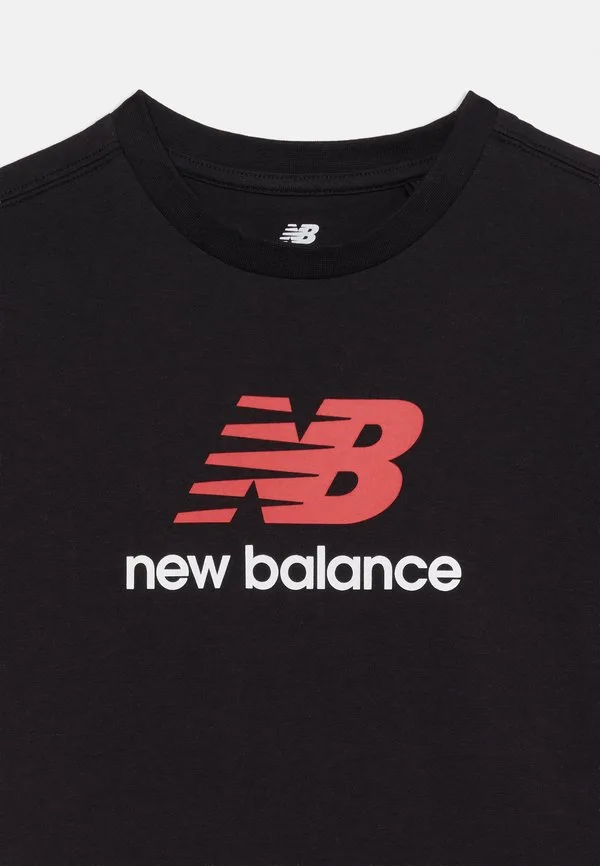 Футболка с принтом логотипа stacked New Balance, Caviar — фото 4