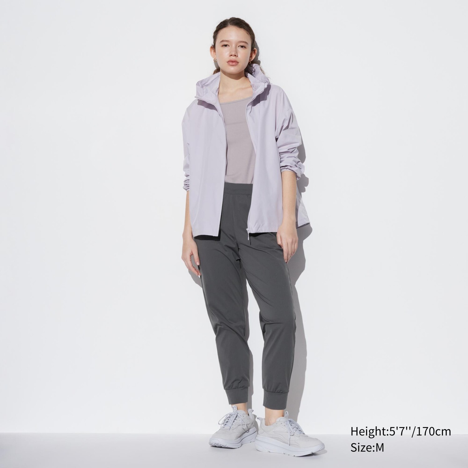 Брюки-джоггеры Uniqlo AIRism ультраэластичные, черные — фото 3