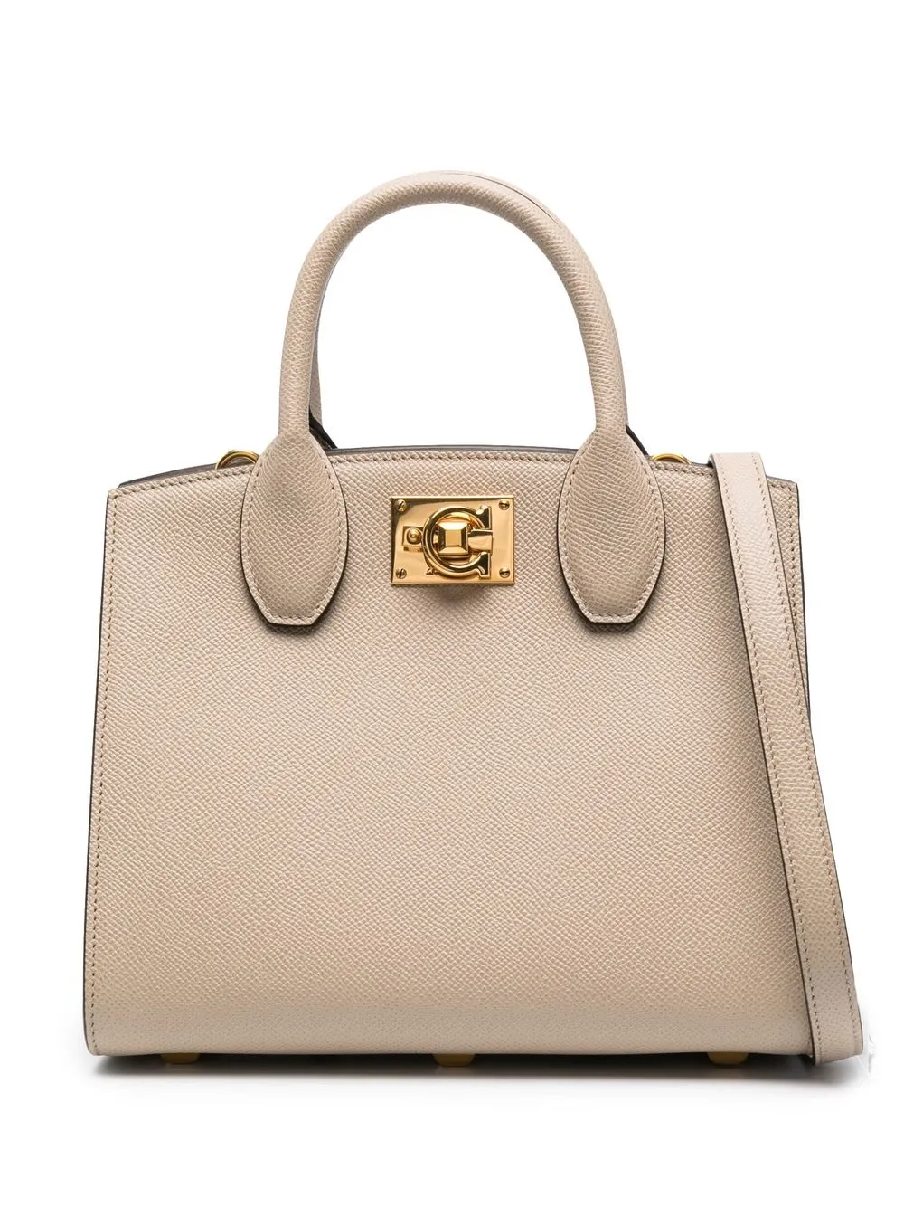 

Маленькая сумка-тоут The Studio Ferragamo, нейтральный