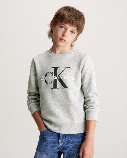 

Толстовка для мальчика Calvin Klein, светло-серый