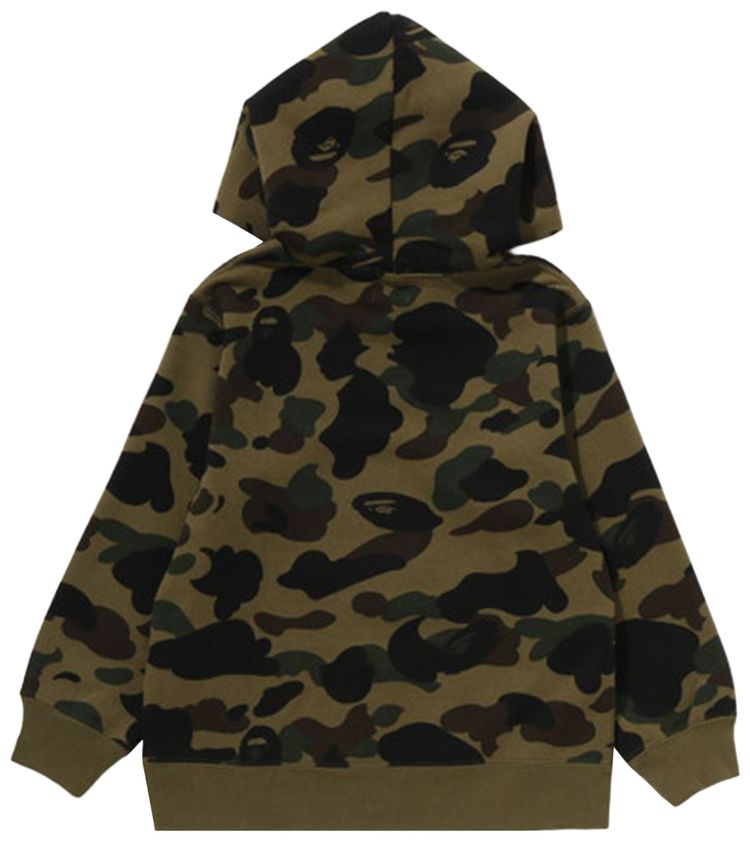 Детская толстовка BAPE Kids 1st Camo One Point Pullover Hoodie, зеленый — фото 2