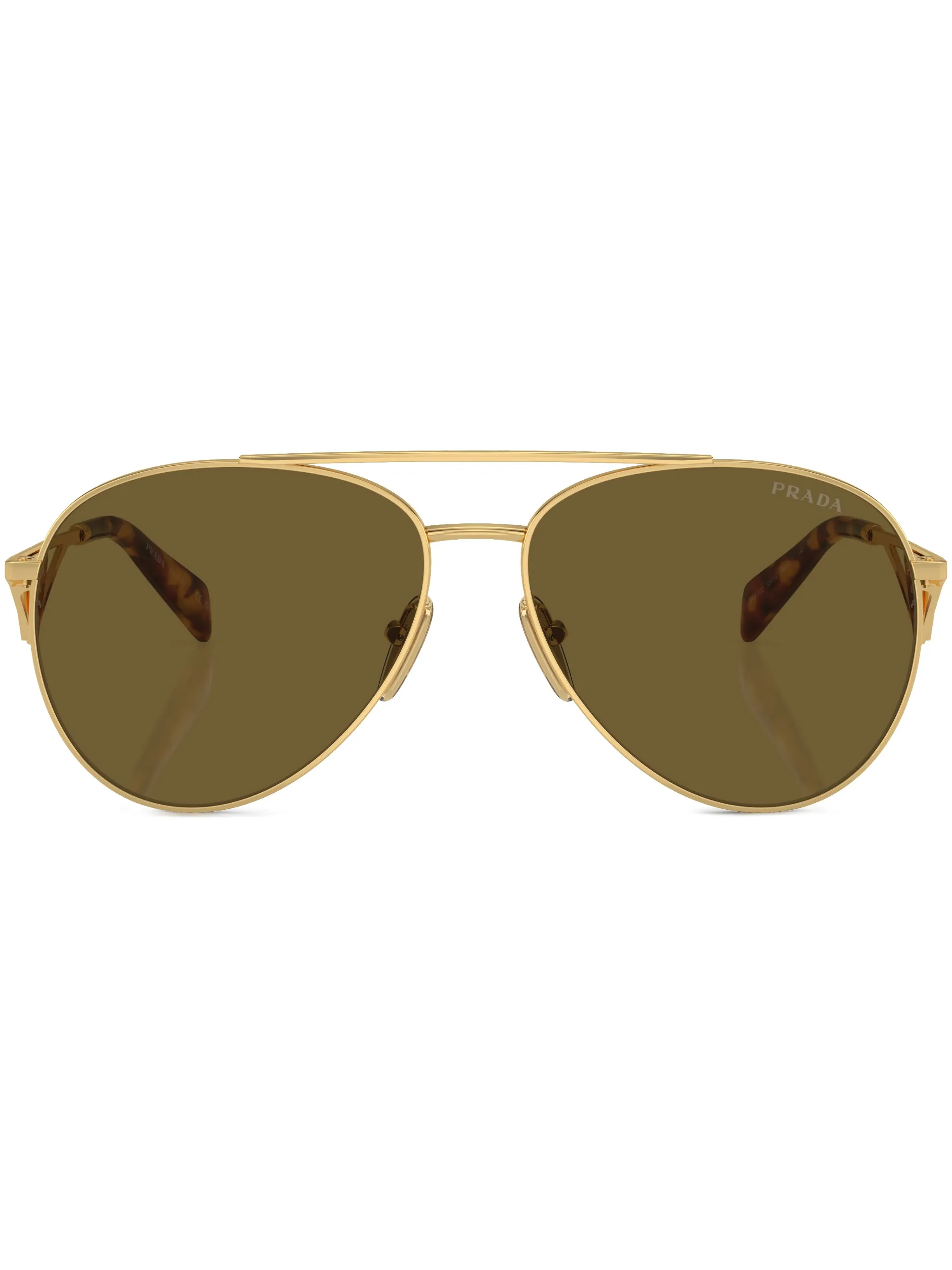 

Солнцезащитные очки-пилоты Prada Eyewear, золотистый