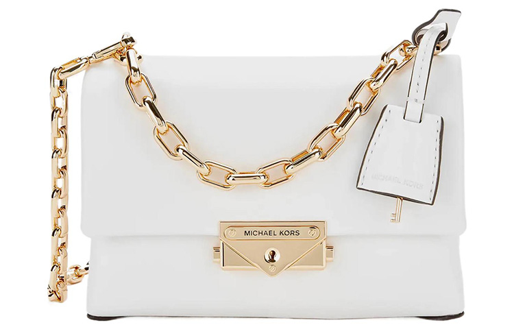 

MICHAEL KORS Сумка через плечо Cece Leather Chain, женская белая