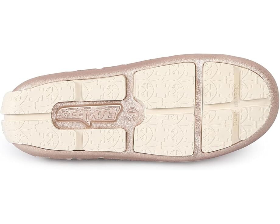 Лоферы Floafers Kids Prodigy Driver Metallic, цвет Rose Gold/Cream — фото 3