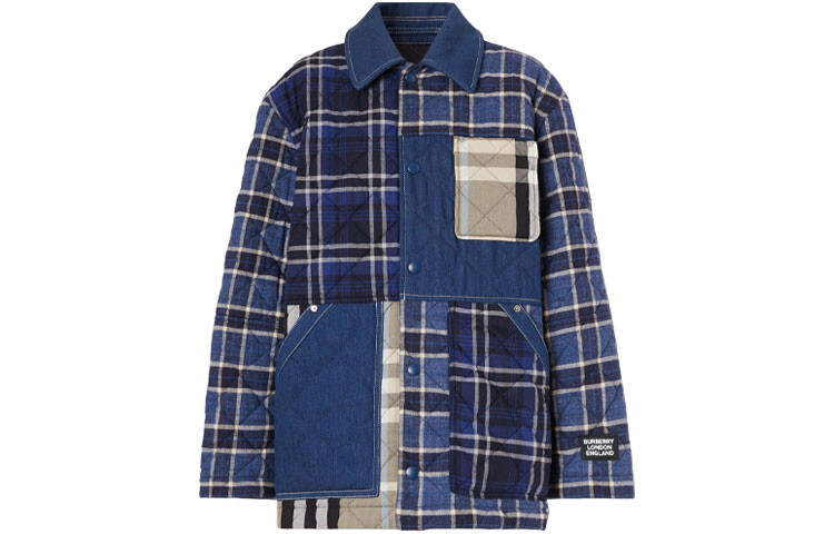 

Джинсовая куртка женская синяя Burberry