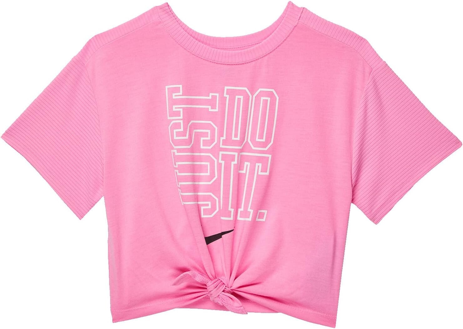 

Футболка Nike Graphic Knotted T-Shirt, цвет Psychic Pink