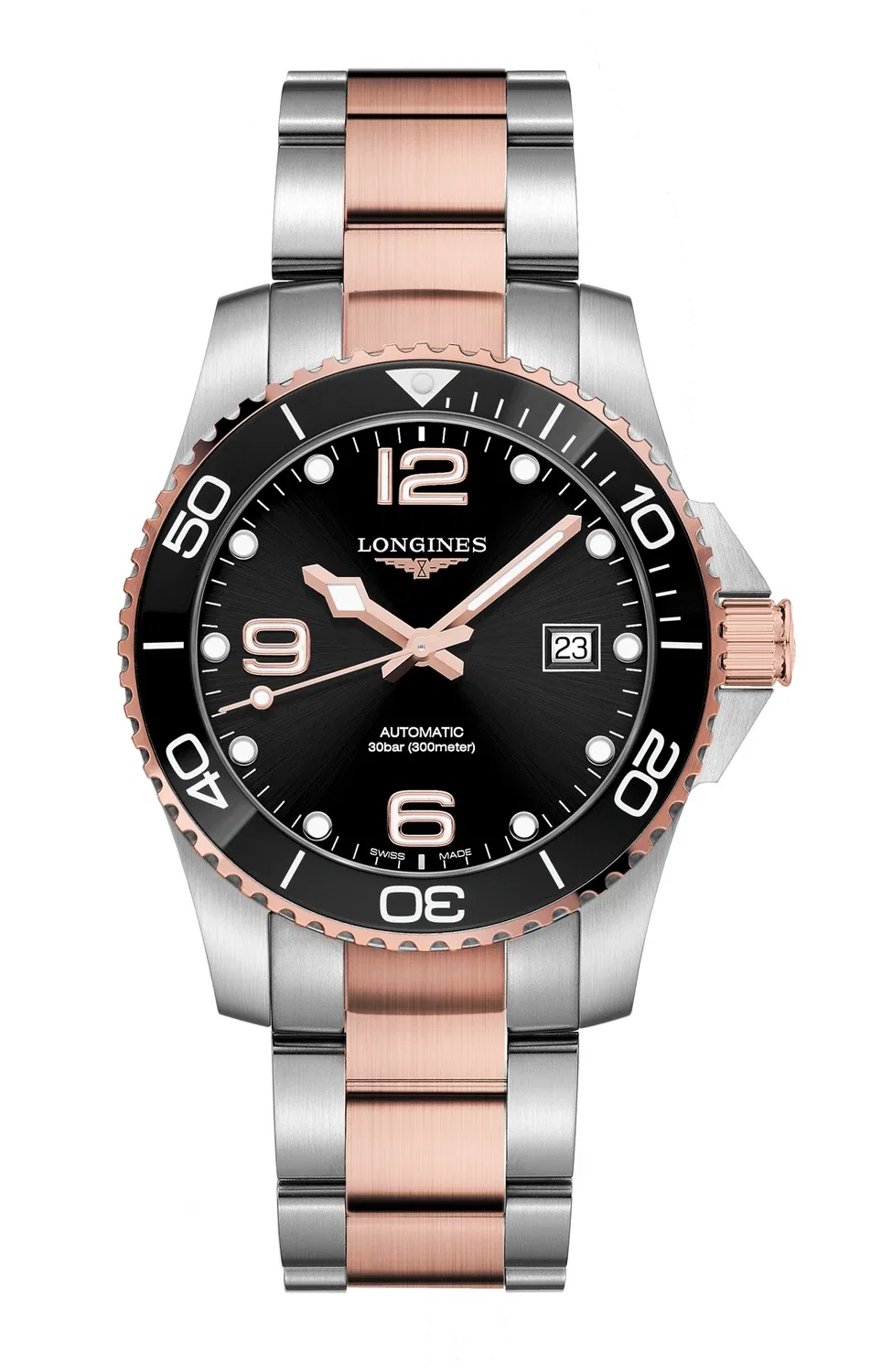 ГИДРОКОНКВЕСТ - L3.781.3.58.7 LONGINES, черный