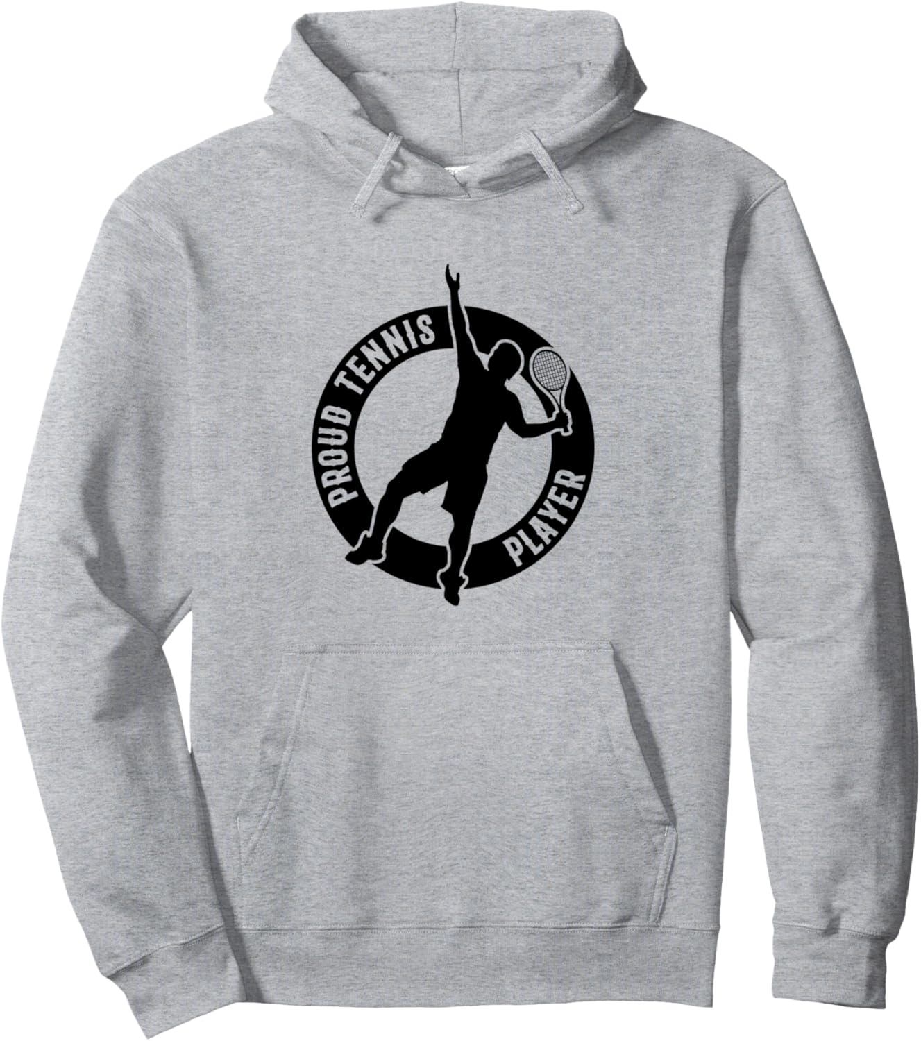 

Гордый теннисист - Худи с изображением теннисиста Tennis Sport Tennis Player, серый