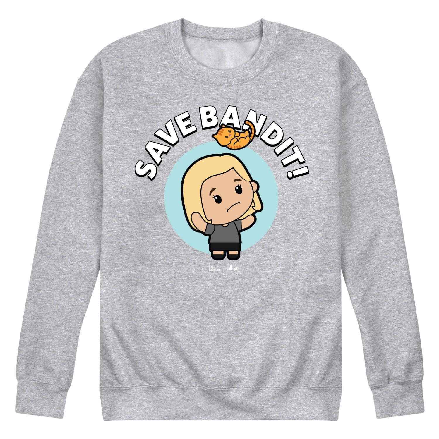 

Мужской флисовый свитшот The Office Save Bandit Licensed Character