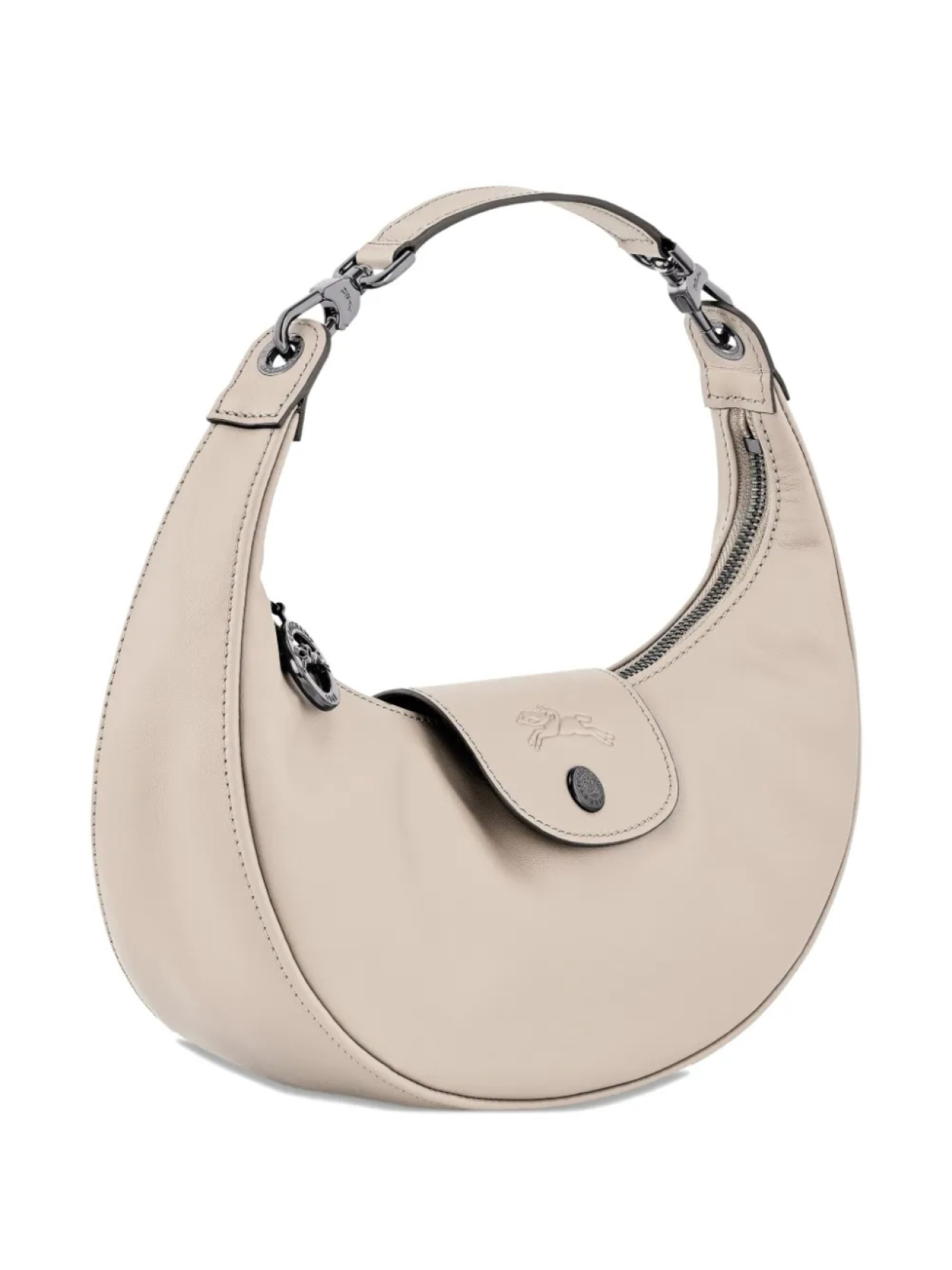 

Сумка через плечо из изогнутой кожи Le Pilage Longchamp, розовый