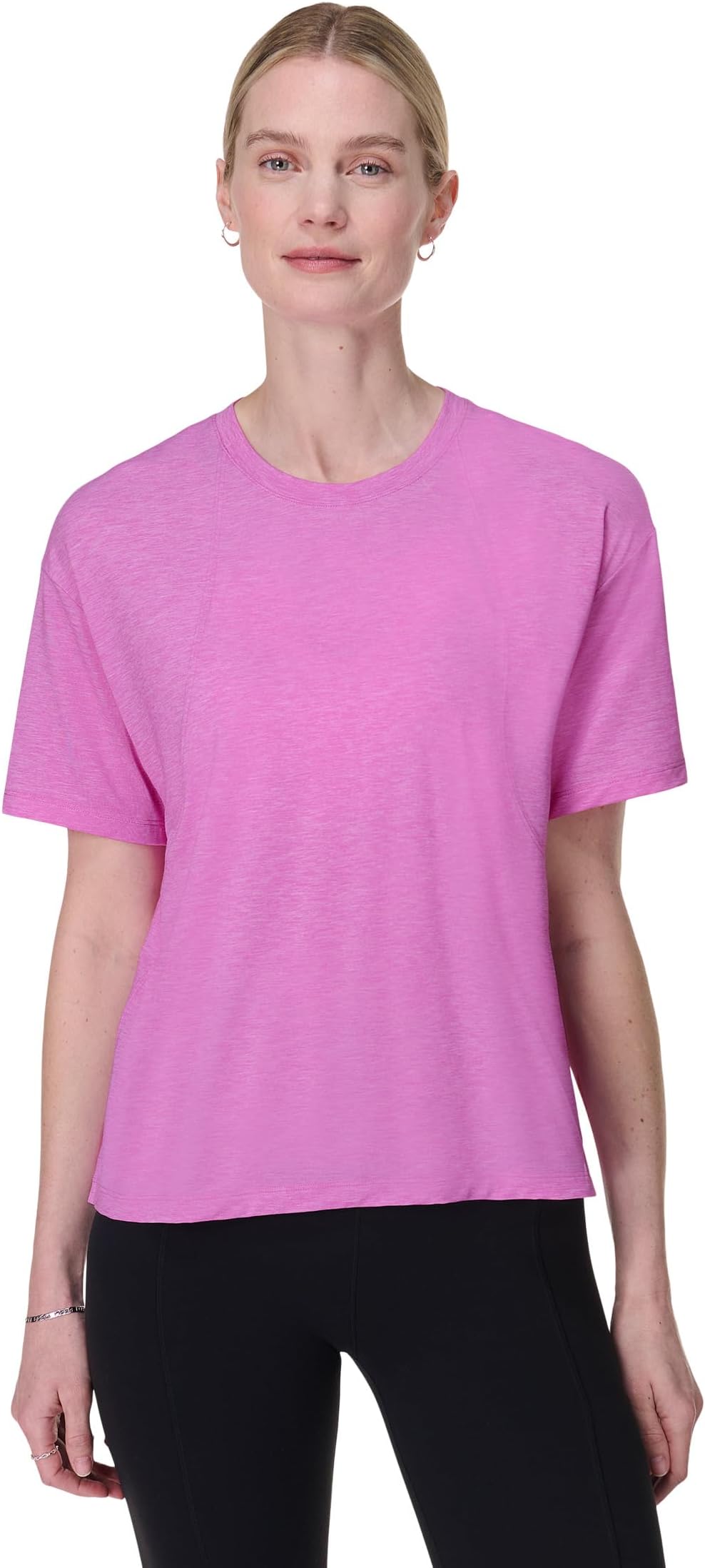

Футболка Sweaty Betty Soft Flow Studio Tee, цвет Allium Pink