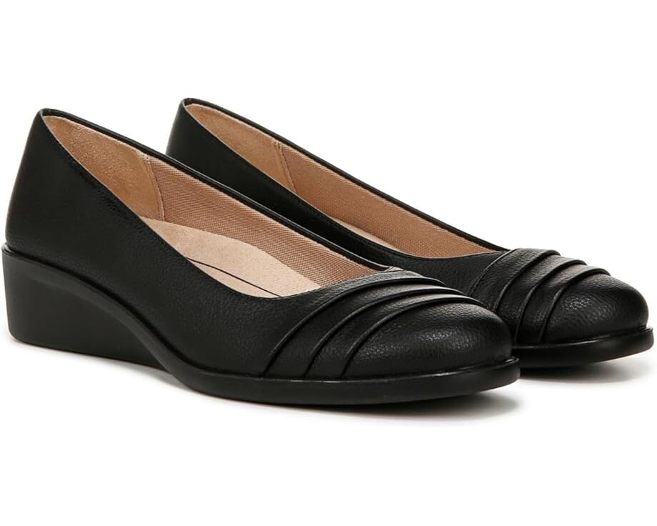 Туфли на плоской подошве LifeStride Jenna Slip-On, черный