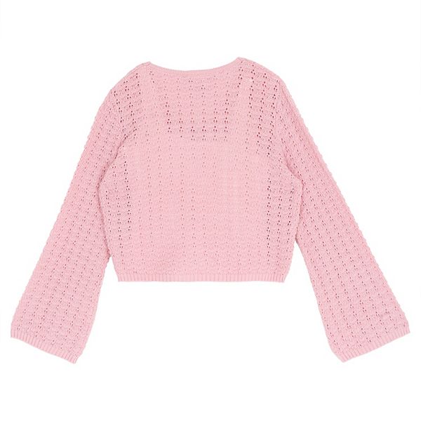 Детский комплект из кардигана и топа для девочек 7-16 лет Tween Diva, Pink — фото 2