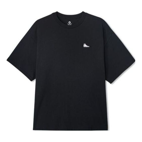 

Футболка chuck taylor sneaker patch crew neck t-shirt 'black' Converse, черный