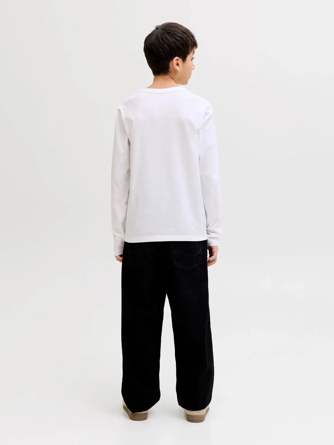 Набор футболка и лонгслив JACK & JONES Junior, bright white — фото 4