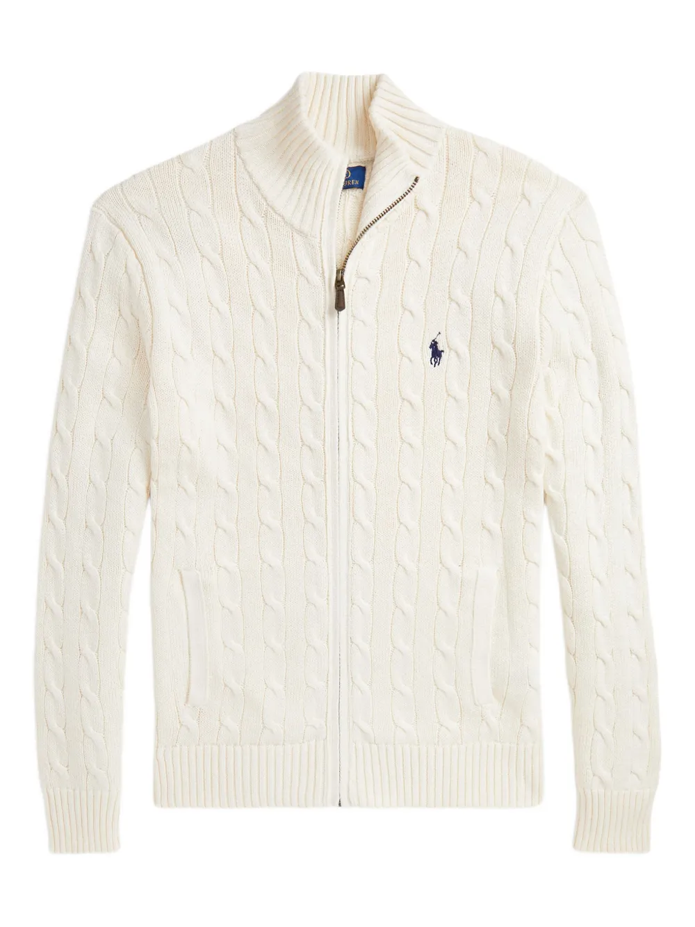 

Кардиган фактурной вязки на молнии POLO RALPH LAUREN, нейтральный