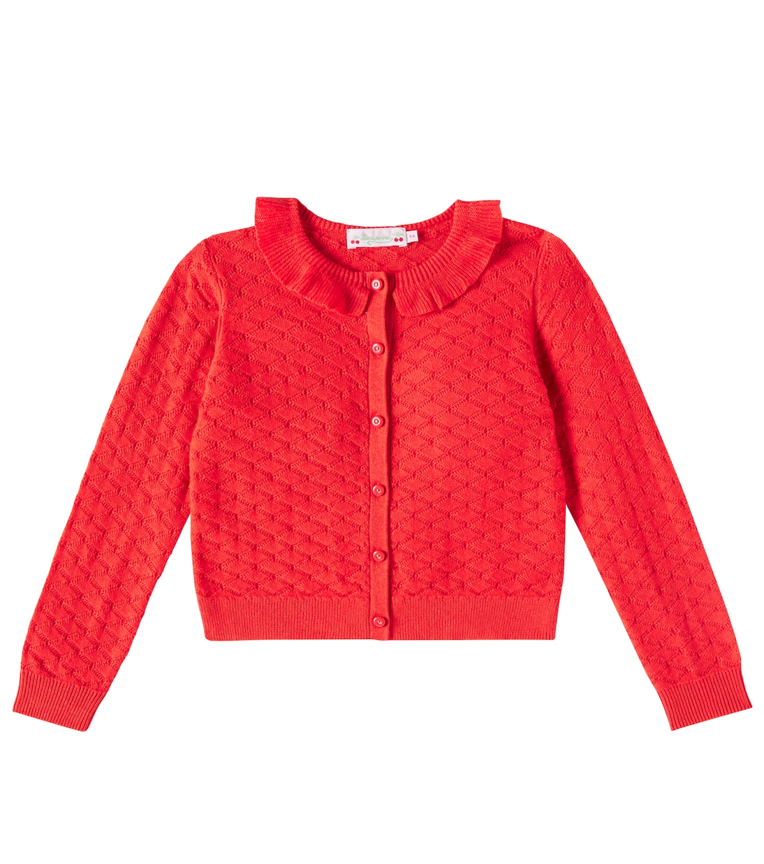 

Кардиган Emy из смеси хлопка и льна Bonpoint, Coquelicot