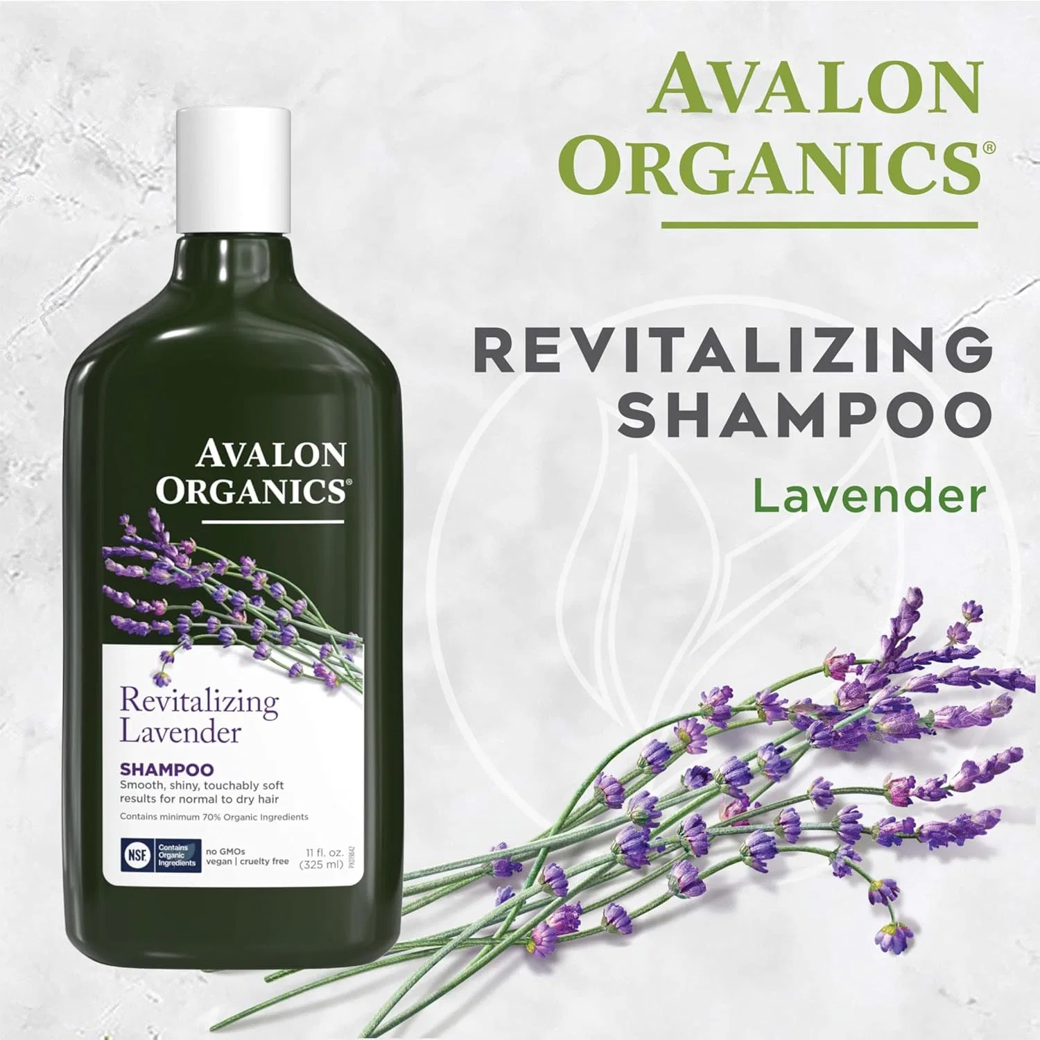 Питательный шампунь с лавандой от Avalon Organics, 325 мл Avalon Organics — фото 4
