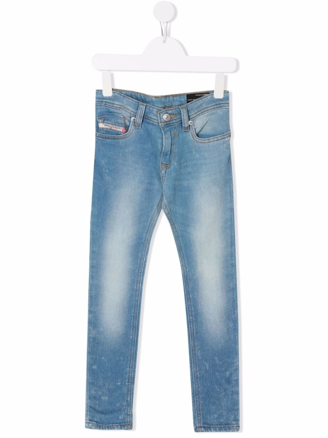 

Diesel Kids джинсы скинни средней посадки, синий