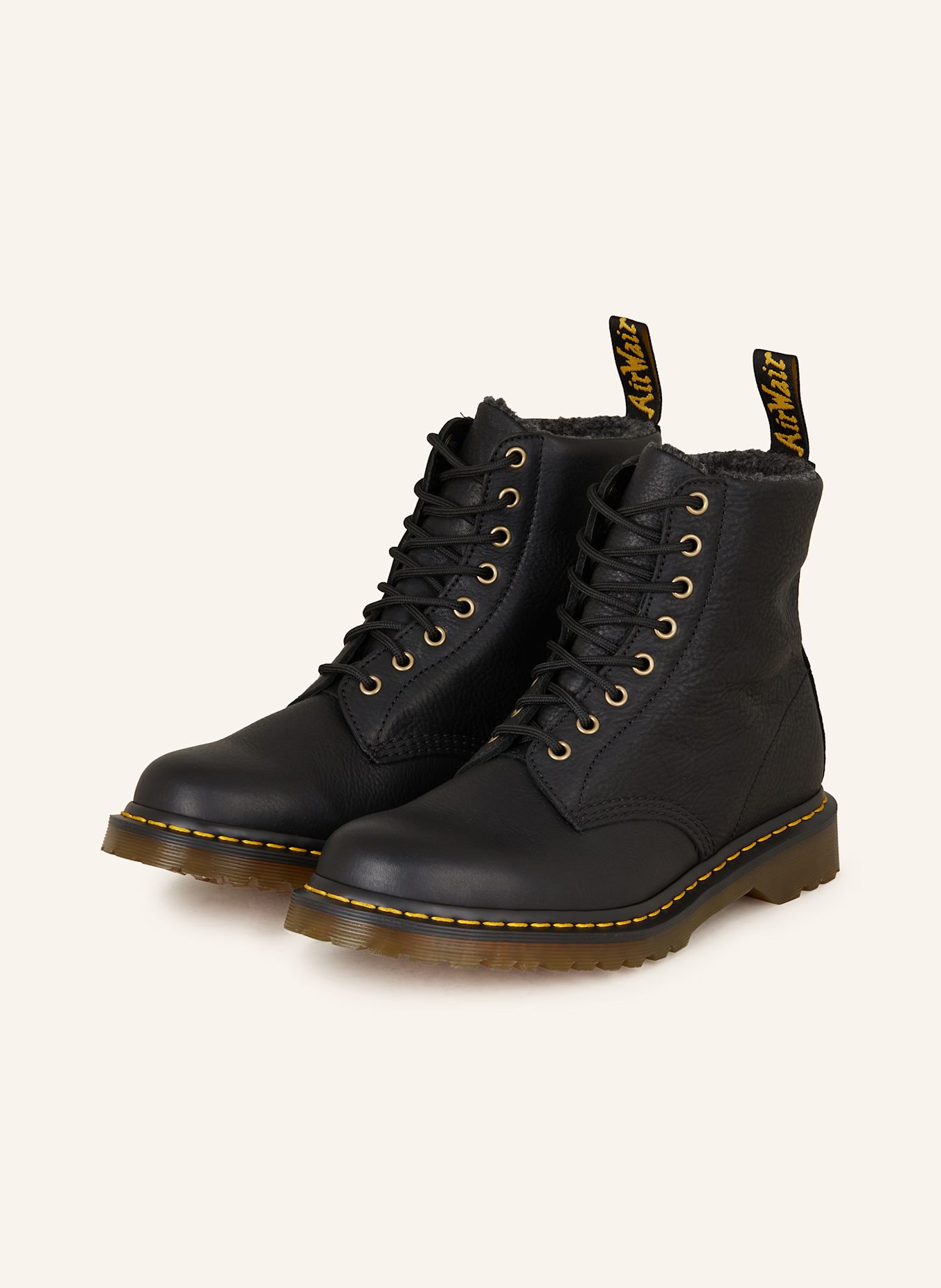 

Ботинки Grizzly на шнуровке Dr. Martens, черный