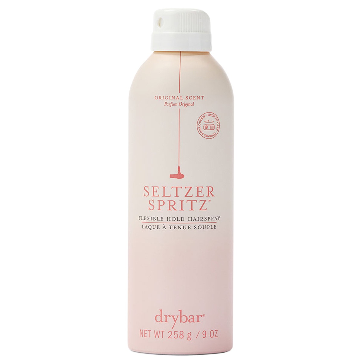 

Лак для волос seltzer spritz - flexible hold hairspray Drybar, вес 258 гр.