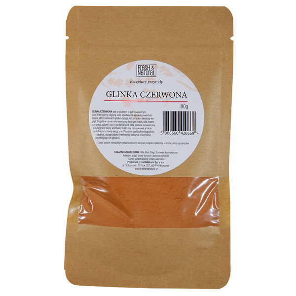 

Красная глина, 80 г Fresh & Natural