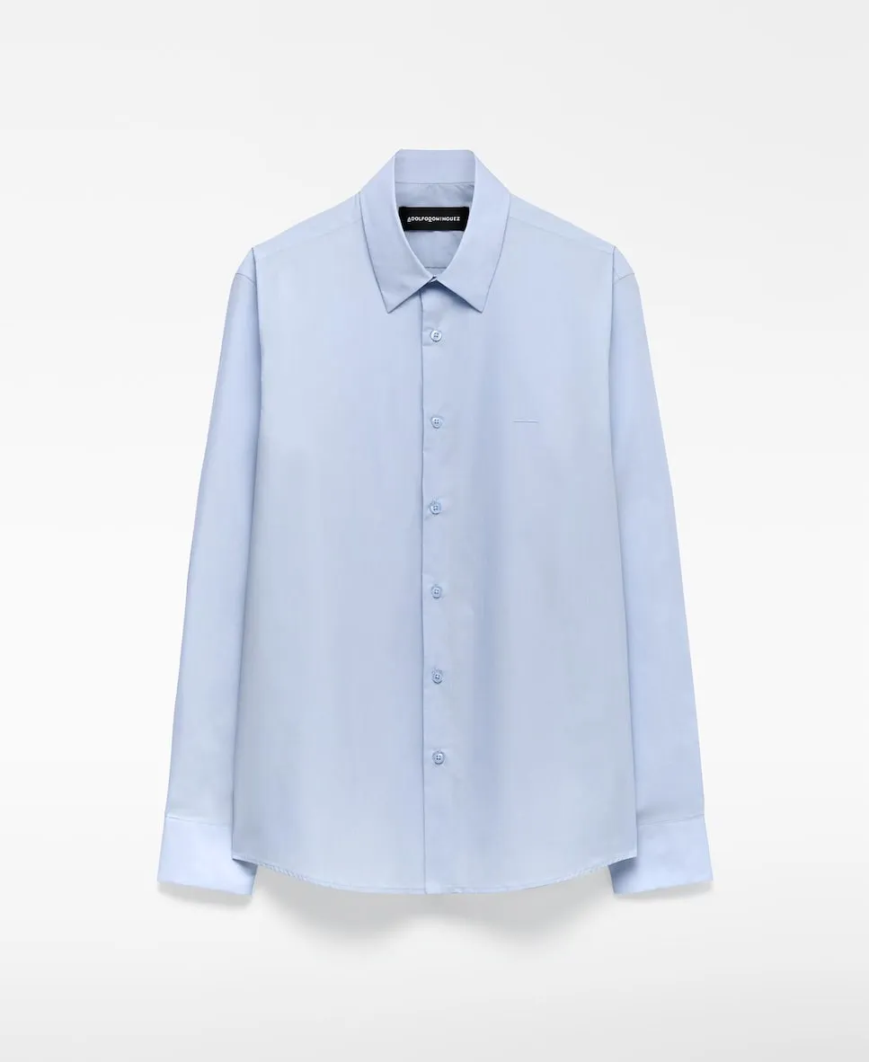 

Рубашка для мужчин свободного кроя с отложным collar Adolfo Dominguez, светло-голубой