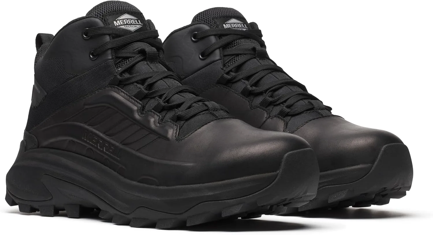 Мужские тактические водонепроницаемые ботинки Merrell Moab Speed 2 Mid, черный — фото 4