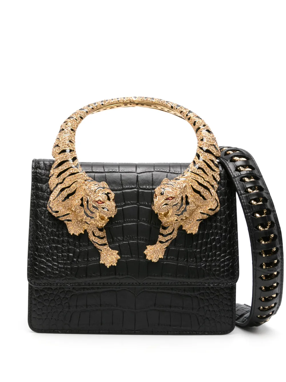 

Большая сумка-тоут Roar Roberto Cavalli, черный