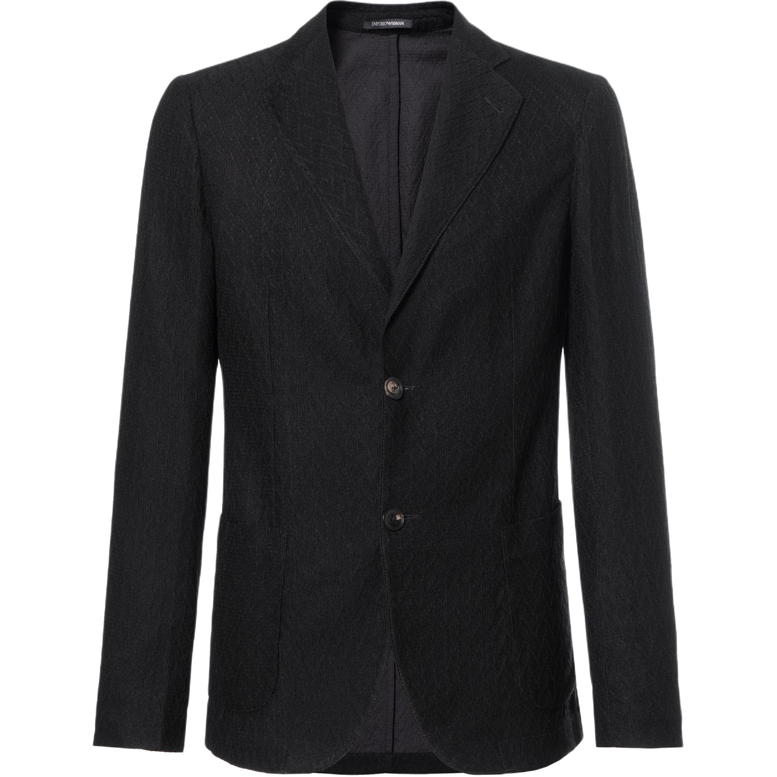 

EMPORIO ARMANI FW23 Деловые костюмы, пальто, мужское, черные