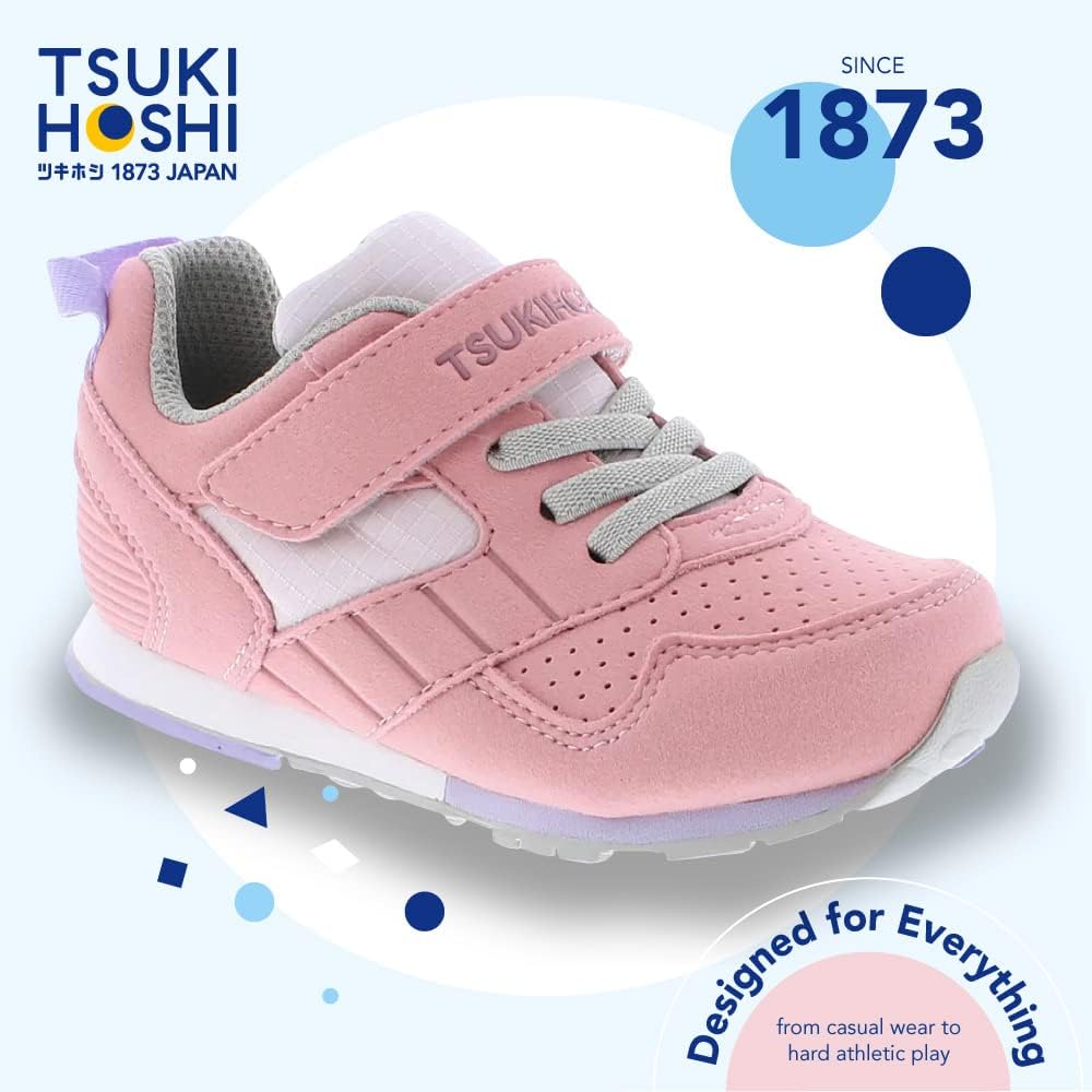 Кроссовки TSUKIHOSHI Boys Racer (Toddler/Little Kid), розовый — фото 3