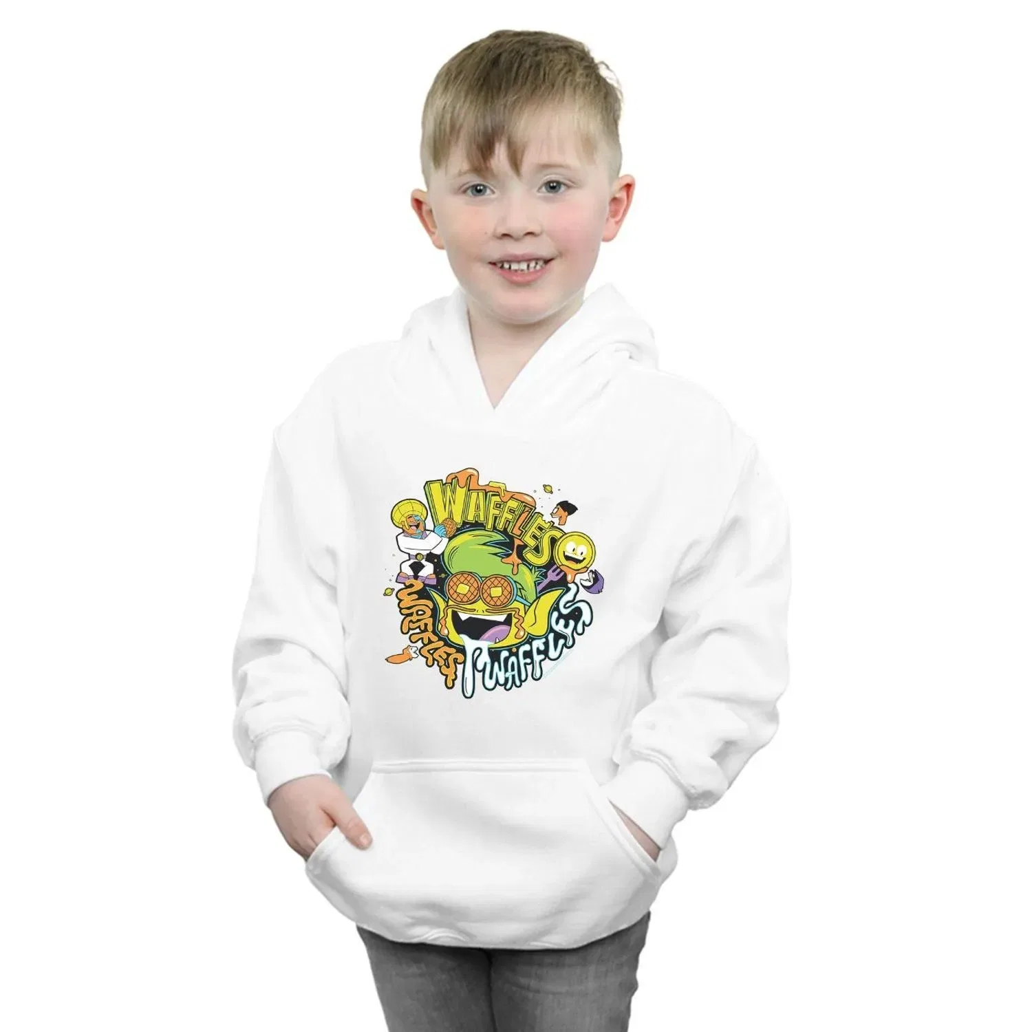 Худи Teen Titans Go Waffle Mania Dc Comics, белый