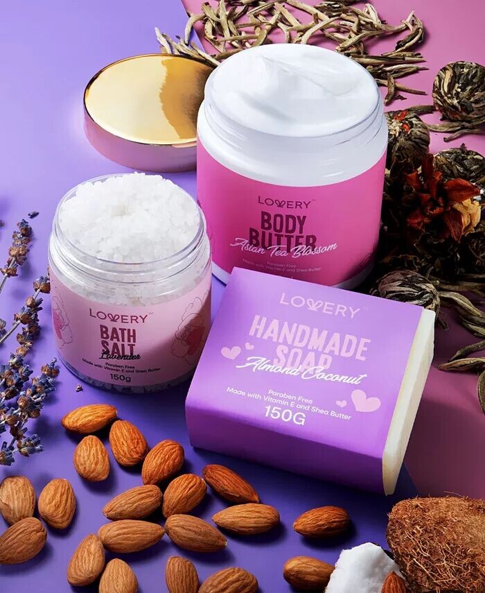 New Mom Gifts, Подарочный набор для спа-процедур для будущей мамы, Подарочный набор для ванны и тела, 7 предметов Lovery — фото 3