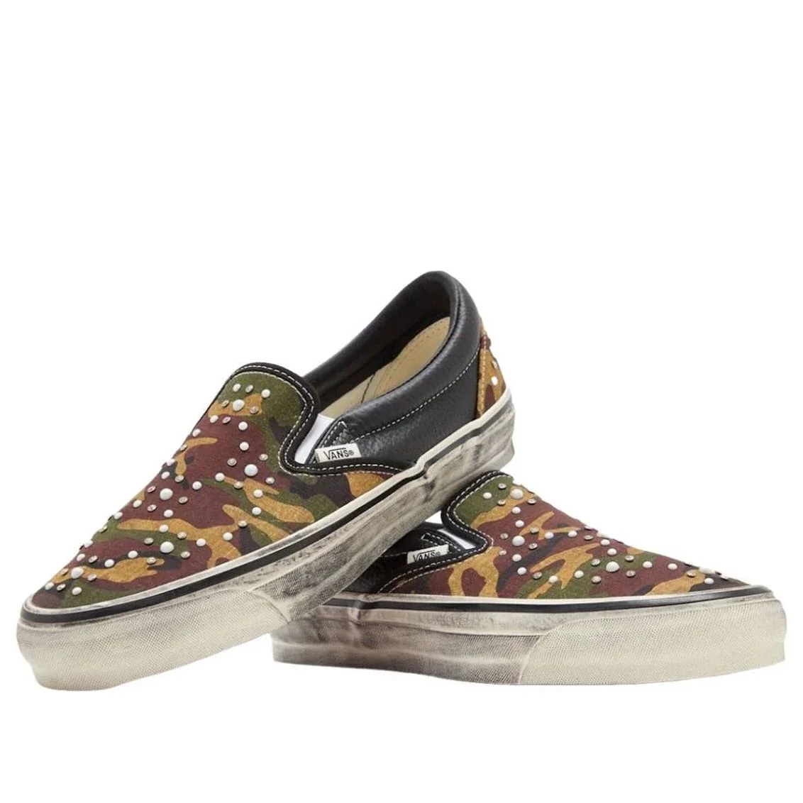 Слипоны Vans Slip-On 'Pearlized Camo', мультиколор — фото 2