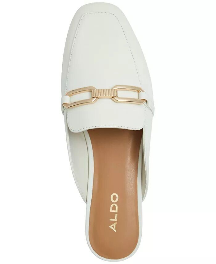 Женские слипоны Silvie с квадратным носком ALDO, белый — фото 4