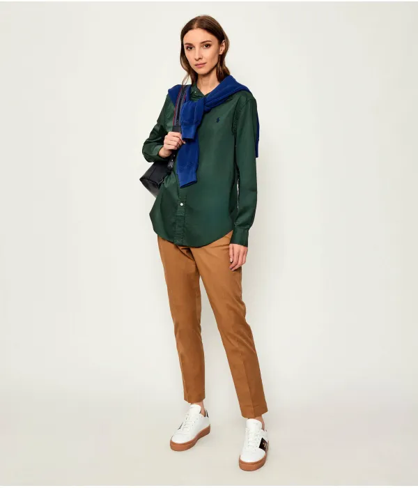 Рубашка Classic fit Polo Ralph Lauren, зеленый — фото 2
