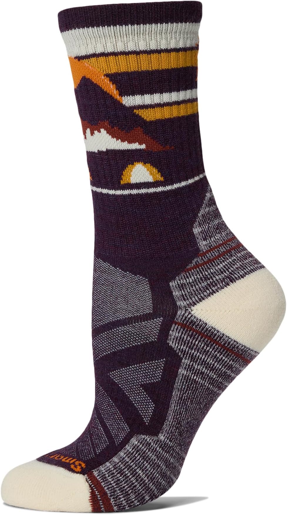 

Носки Smartwool Hike Light Cushion Mountain Moon Crew, цвет Purple Iris