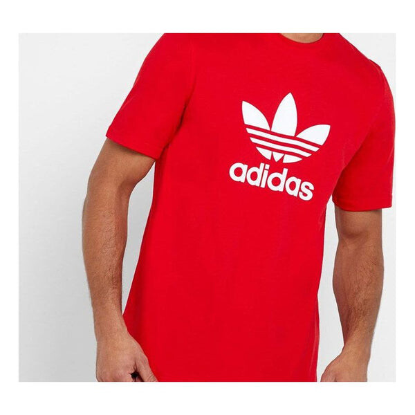 

Футболка originals classic large logo printing short sleeve red Adidas, красный