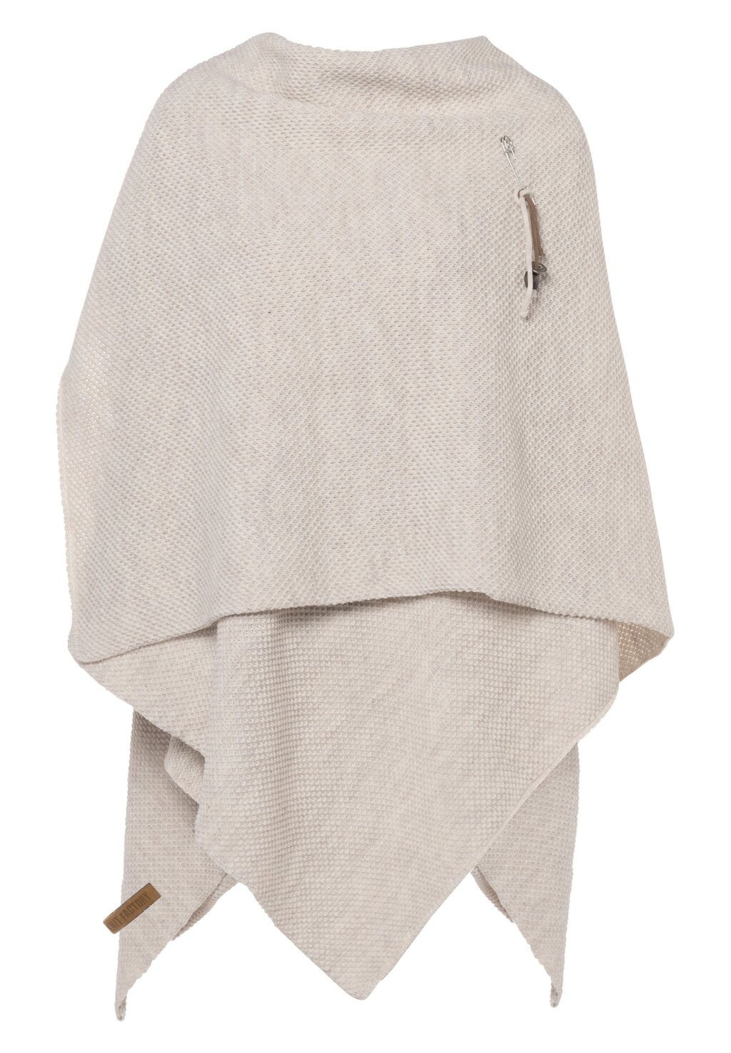 

Пончо JAZZ Knit Factory, бежевый