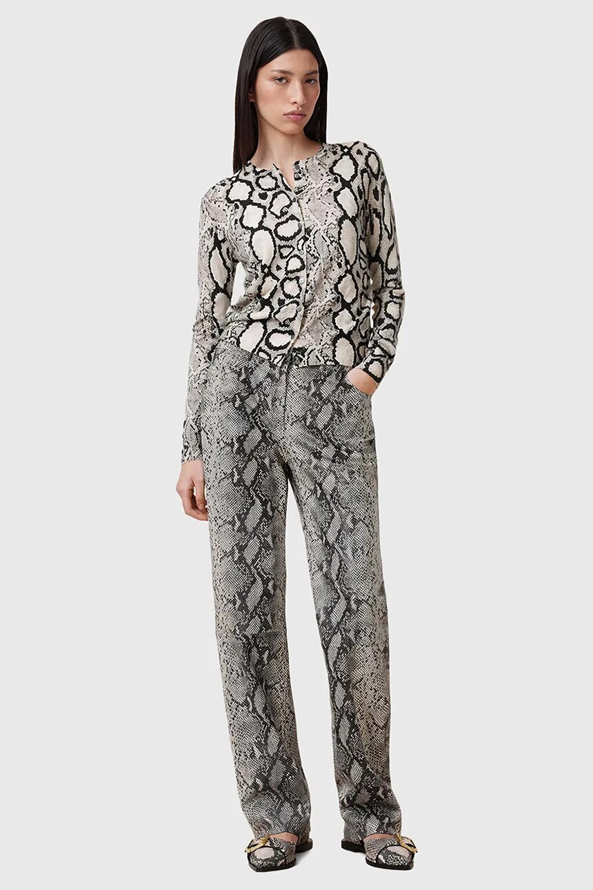 

Кожаные брюки AllSaints SAIGE, мультиколор