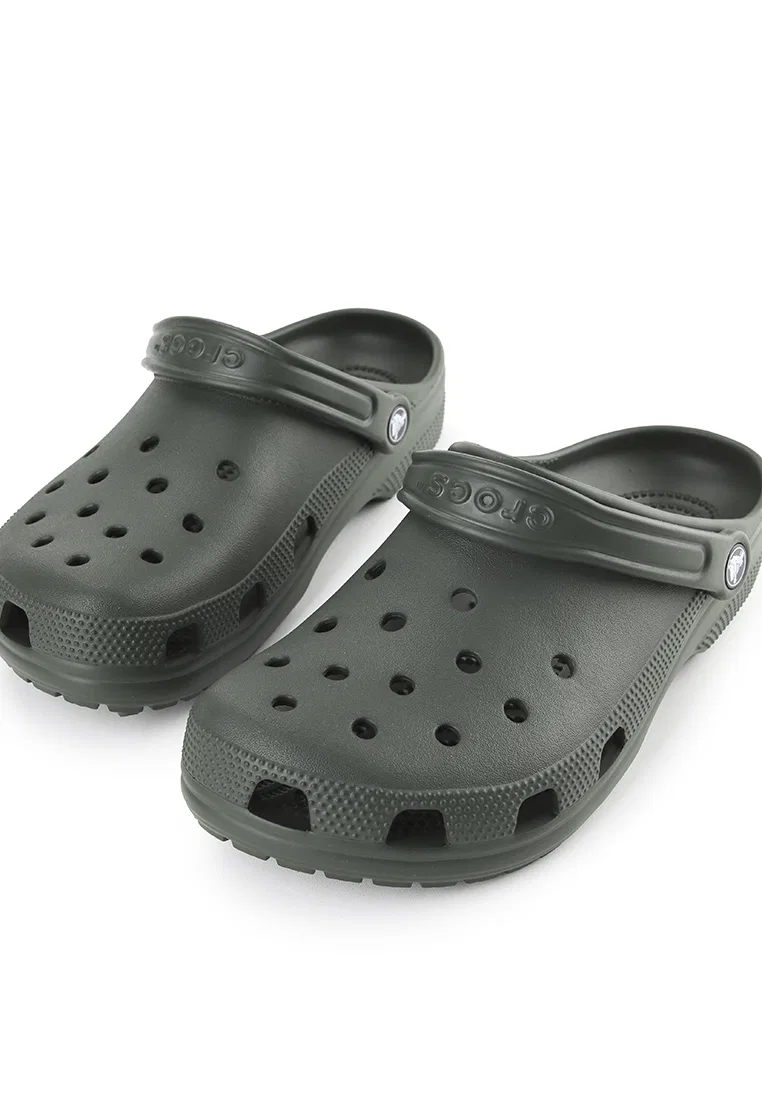 Сандалии классические, мужские Crocs, зеленый — фото 2