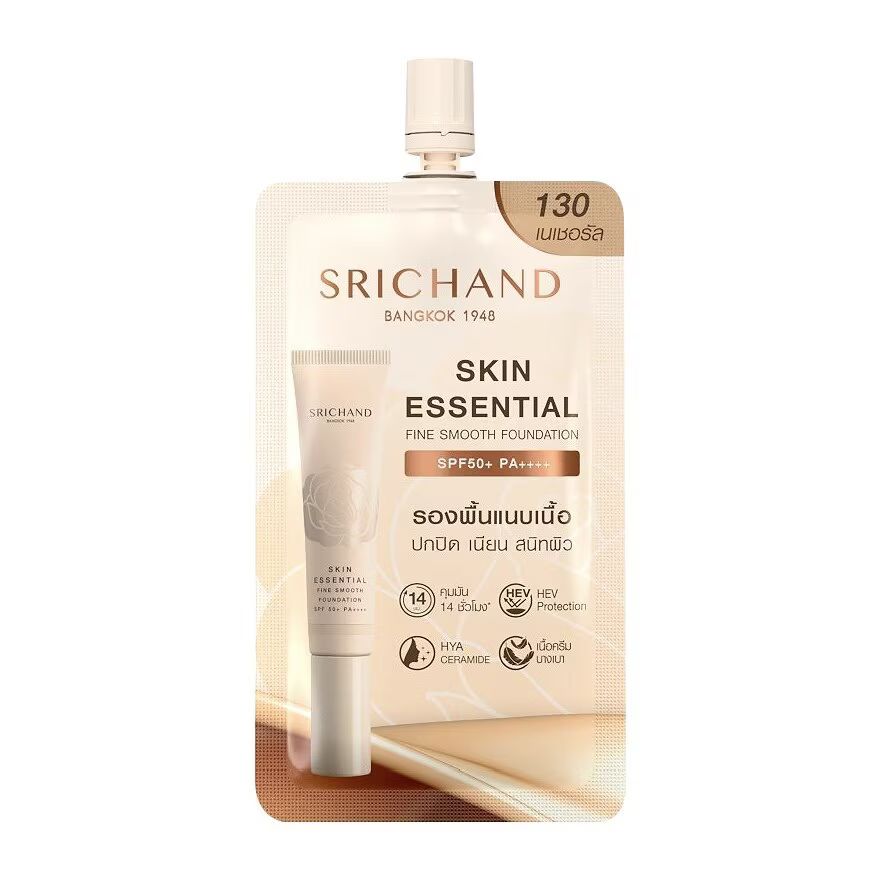 

Srichand Skin Essential Fine Smooth Foundation SPF50+ PA++++ 6 мл. 130 Натуральный, Natural