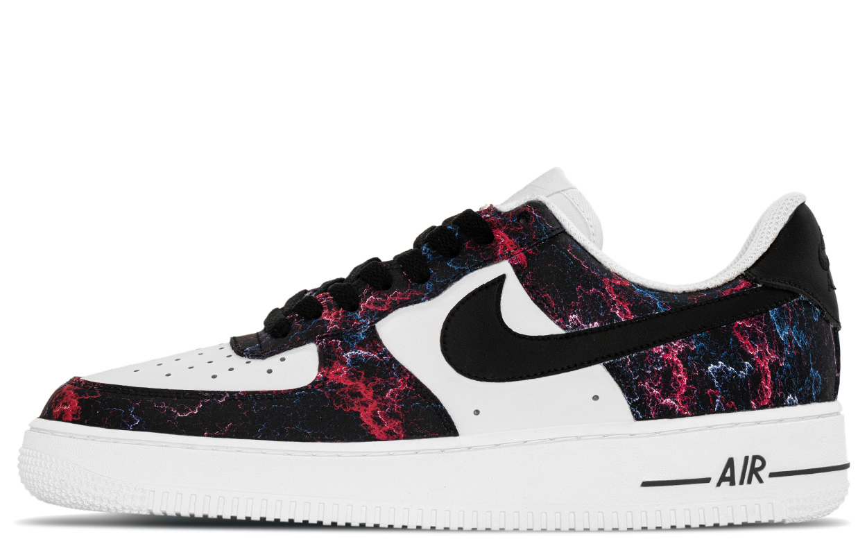 

Nike Кроссовки Air Force 1 AF1 для скейтбординга, износостойкие, низкие, мужские, черно-розовые