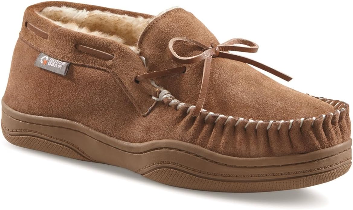 

Мужские мокасины-тапочки Guide Gear из замши, стиль Чакка, для дома и улицы, Spice