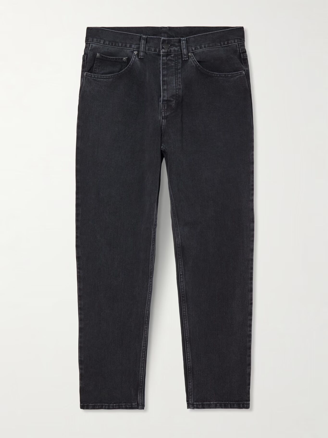 

Зауженные джинсы Newel с аппликацией логотипа CARHARTT WIP, черный