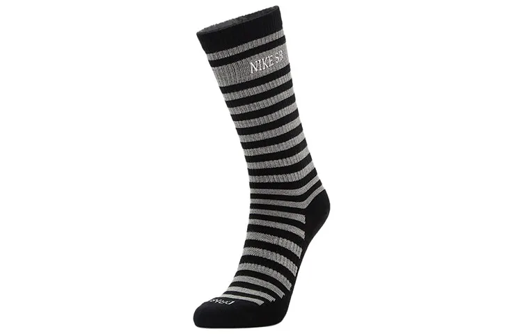 Унисекс носки до середины икры Nike, 3 Pack[Black Gray/Black University Gold/White] — фото 2