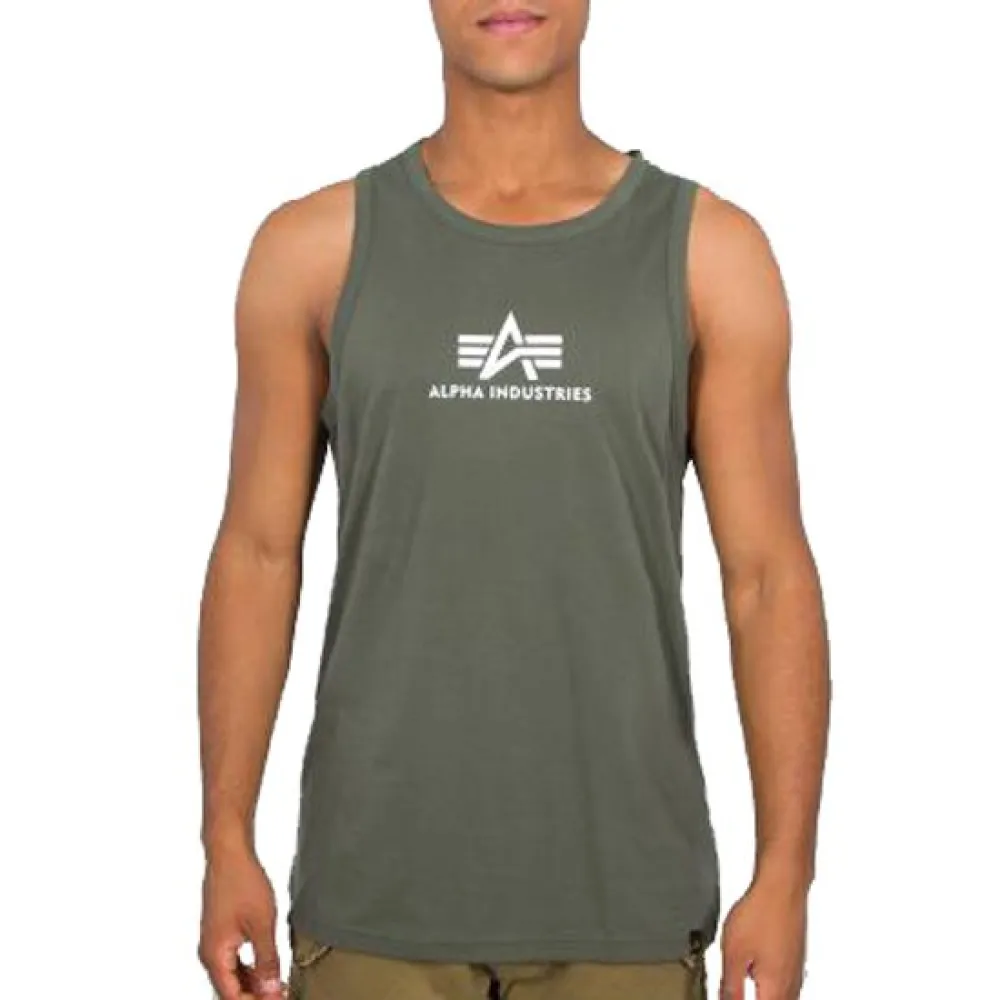 

Футболка без рукавов Alpha Industries Basic, зеленый