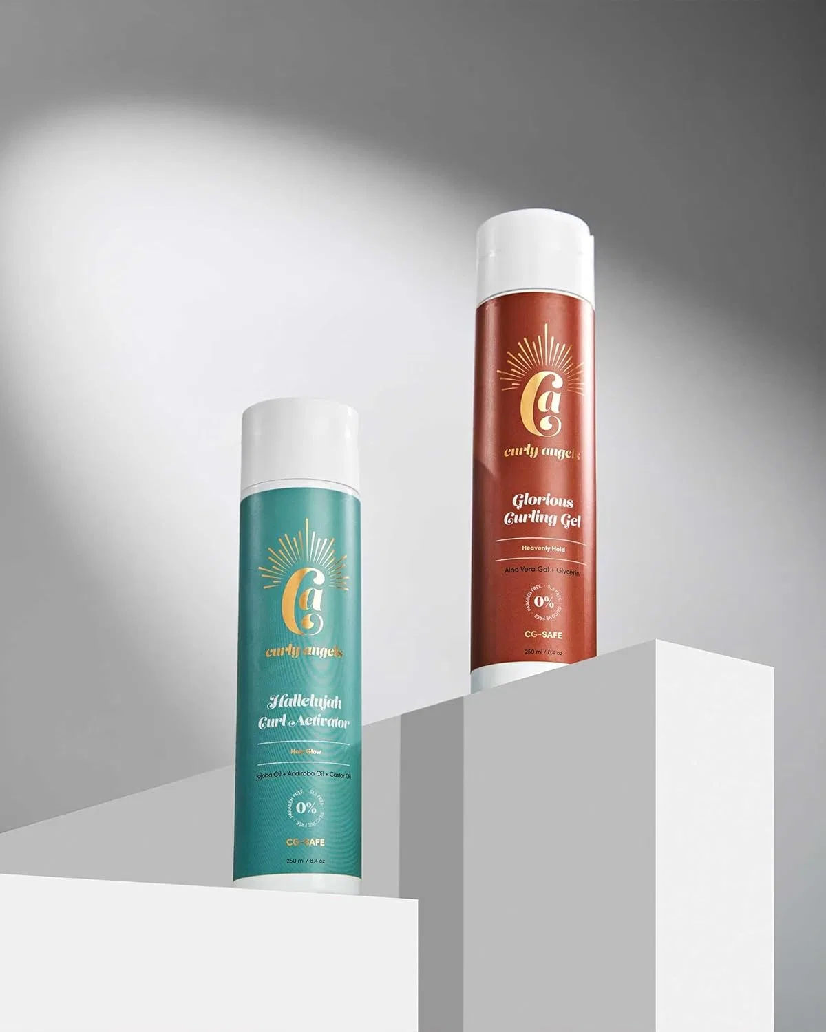 Гель для укладки кудрявых волос Glorious Curling Gel от Curly Angels, 250 мл Curly Angels — фото 2