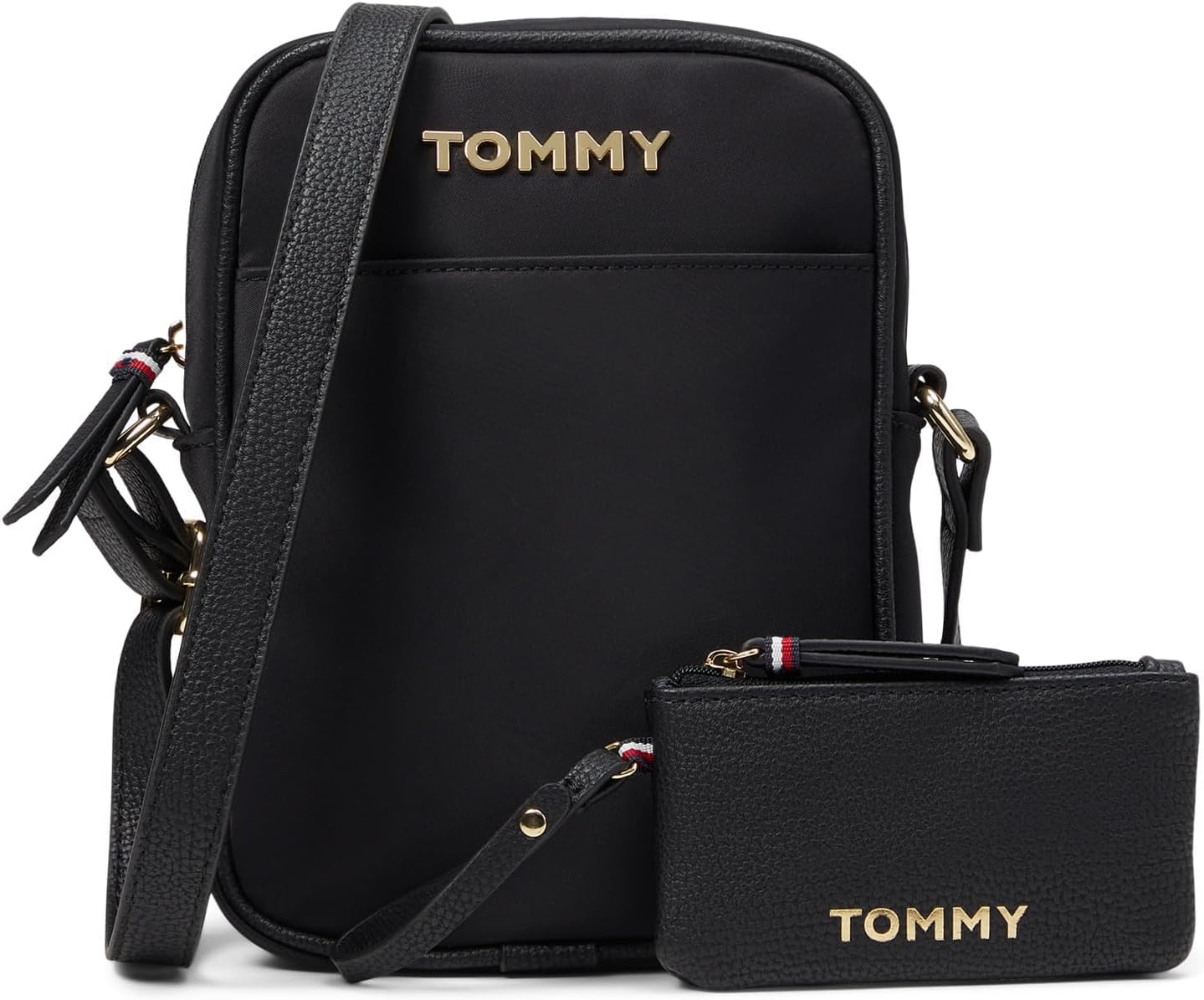 

Tommy Hilfiger Womens Anastasia II Mini Reporter W/Hangoff, Black