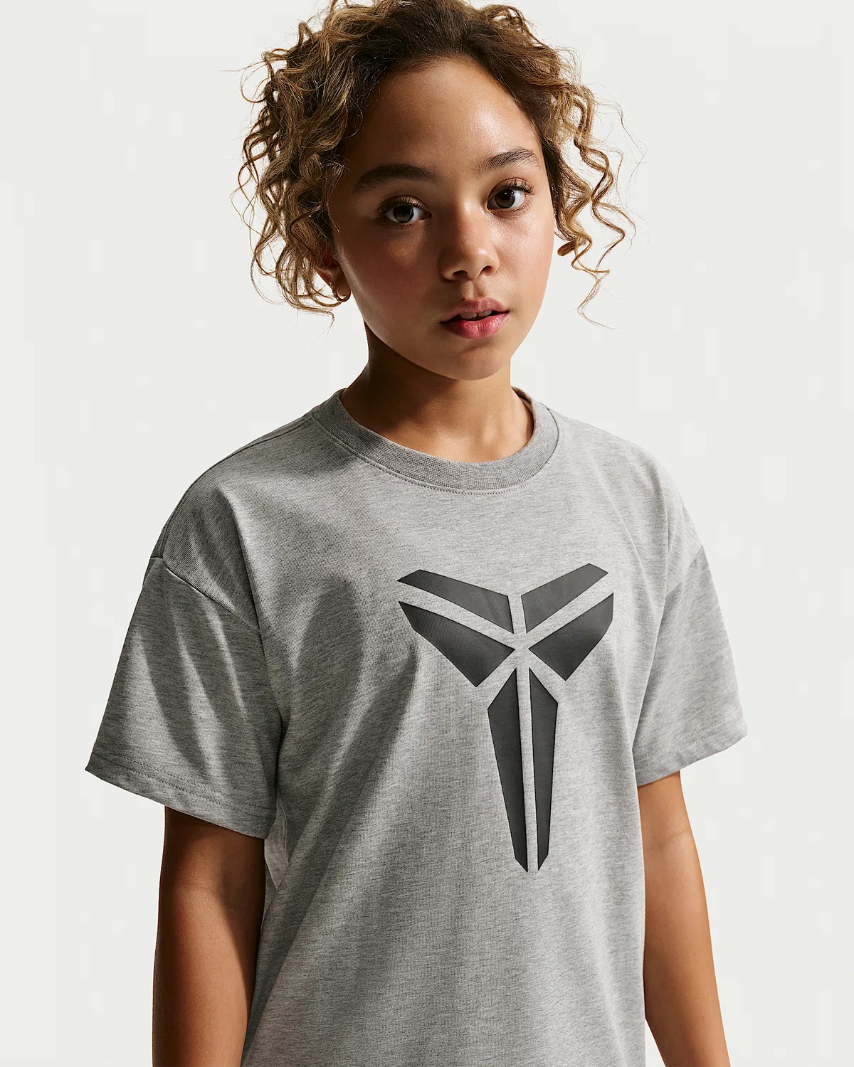 Детская футболка Dri-FIT Max90 Kobe, Dark Grey Heather — фото 2